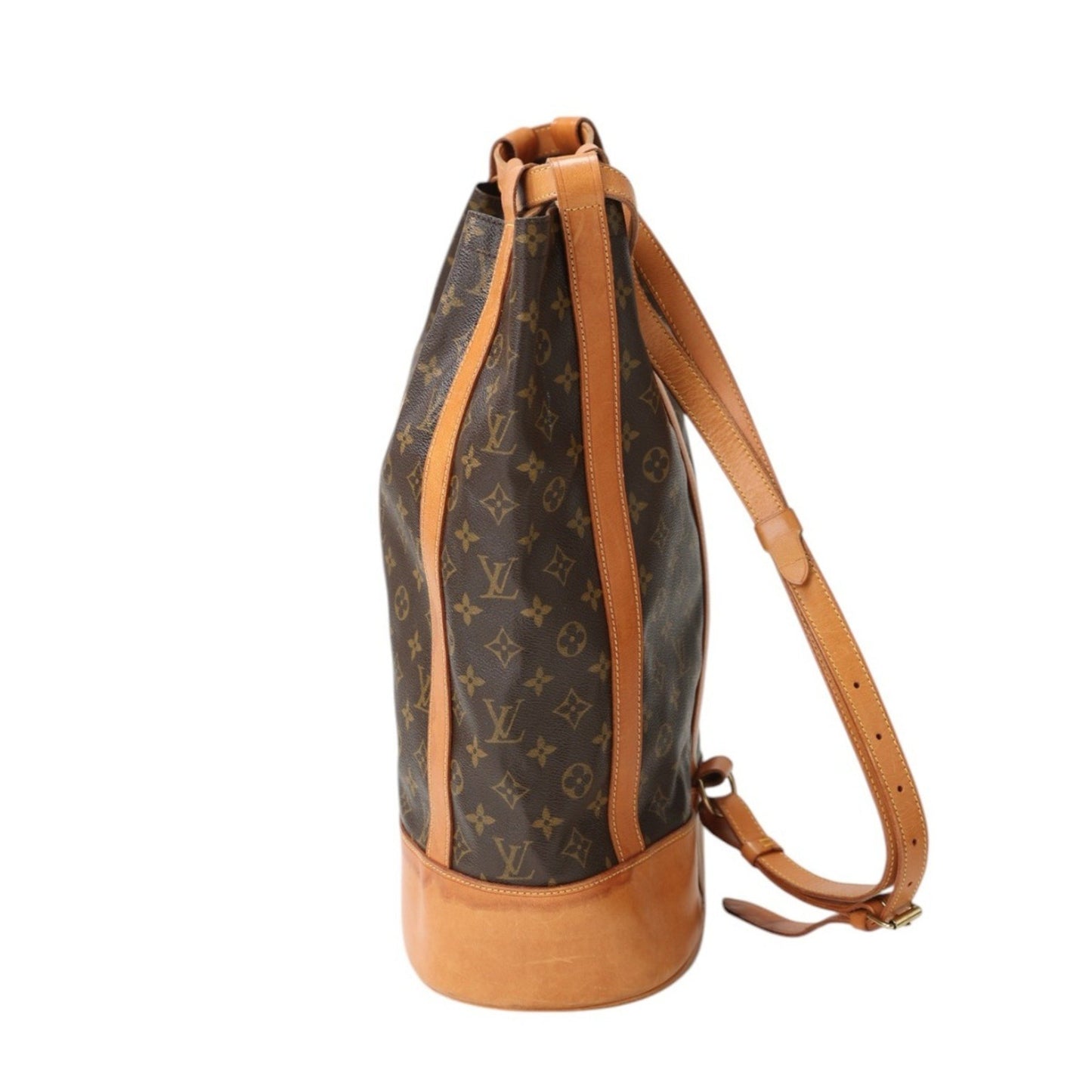 Louis Vuitton Randonnée, Brown, Canvas, shoulder