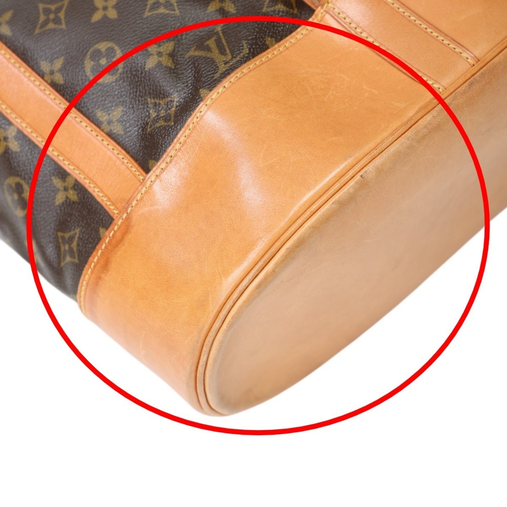 Louis Vuitton Randonnée, Brown, Canvas, shoulder