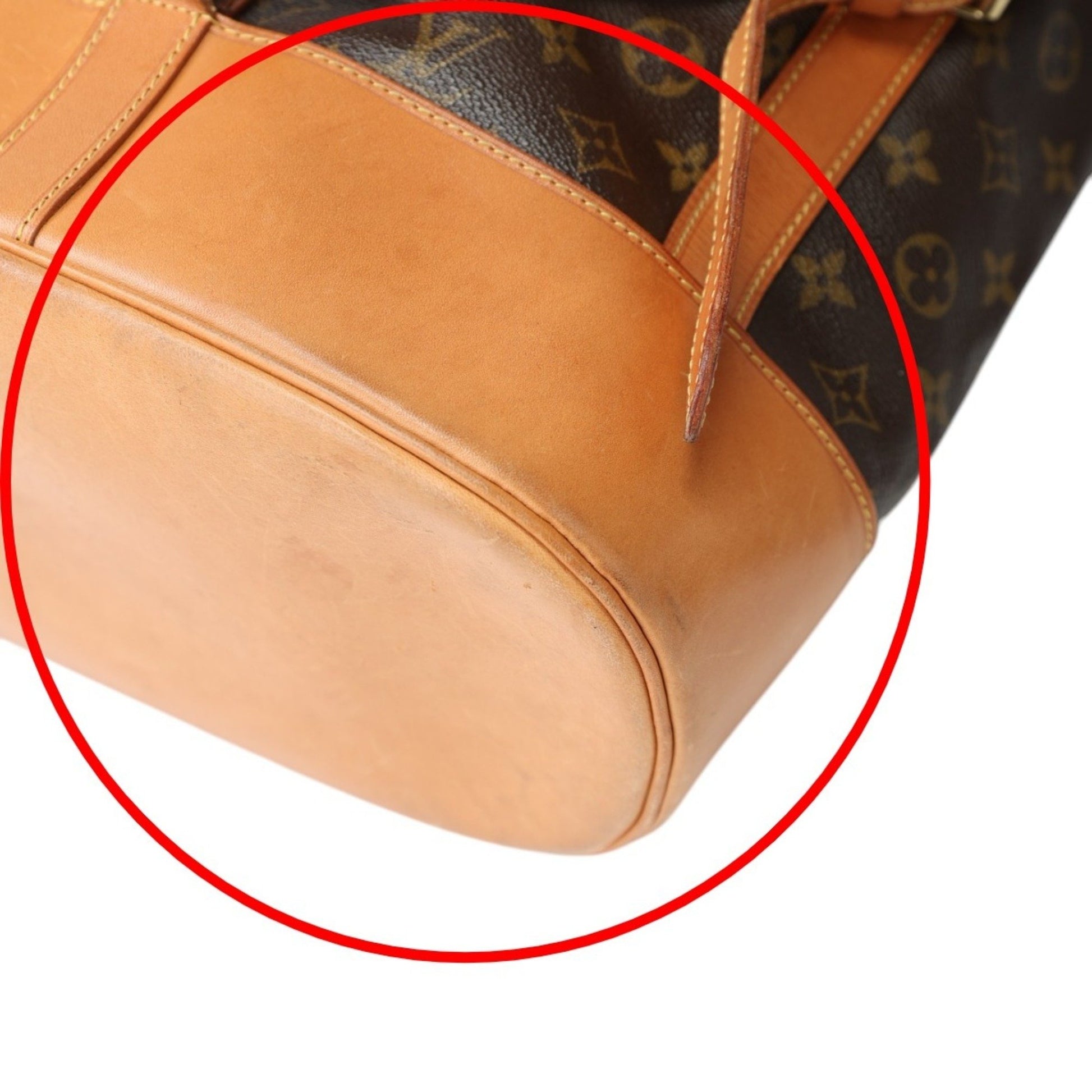 Louis Vuitton Randonnée, Brown, Canvas, shoulder