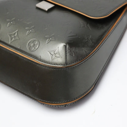 Louis Vuitton Webster street, Black, Canvas, shoulder