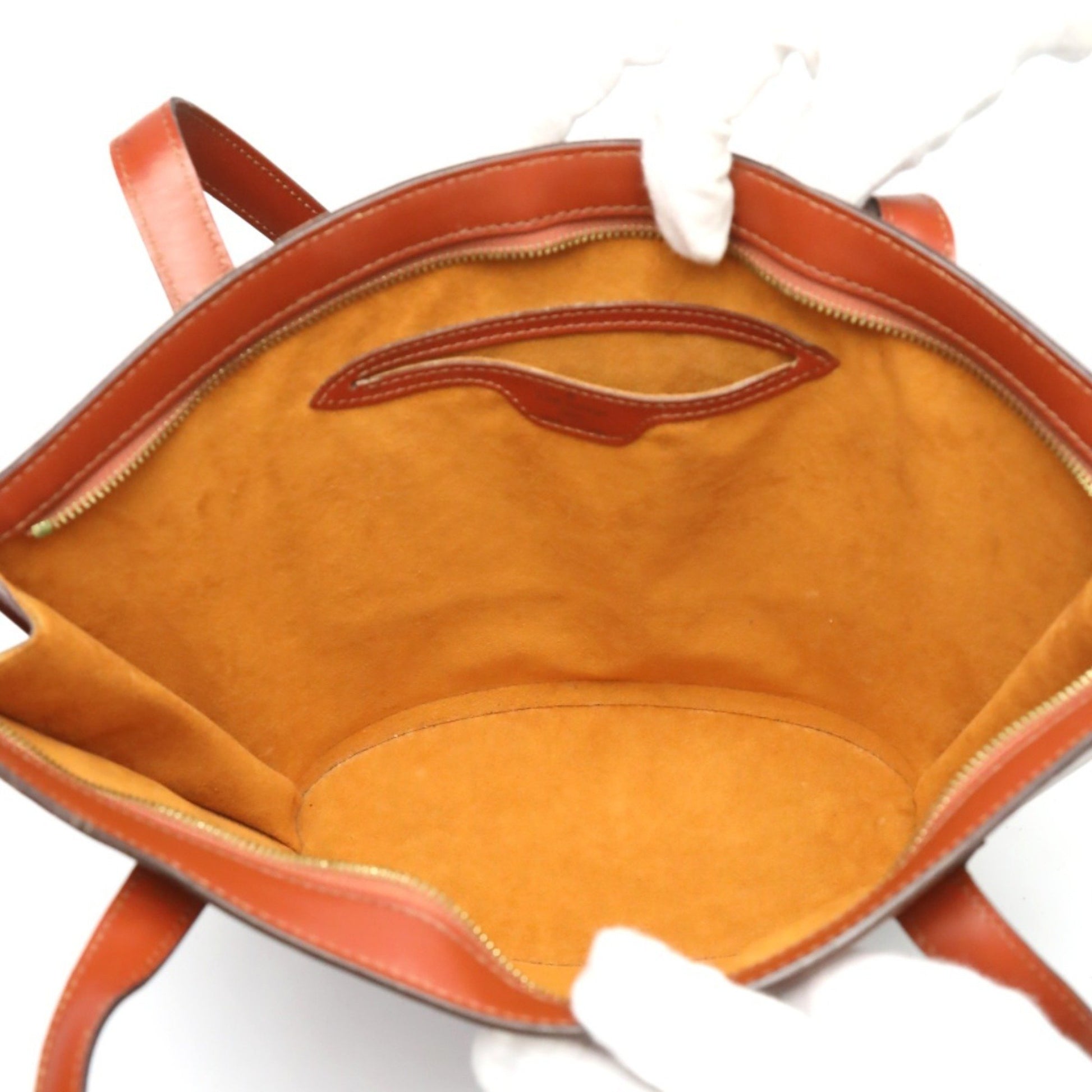 Louis Vuitton Saint Jacques, Brown, Leather, shoulder