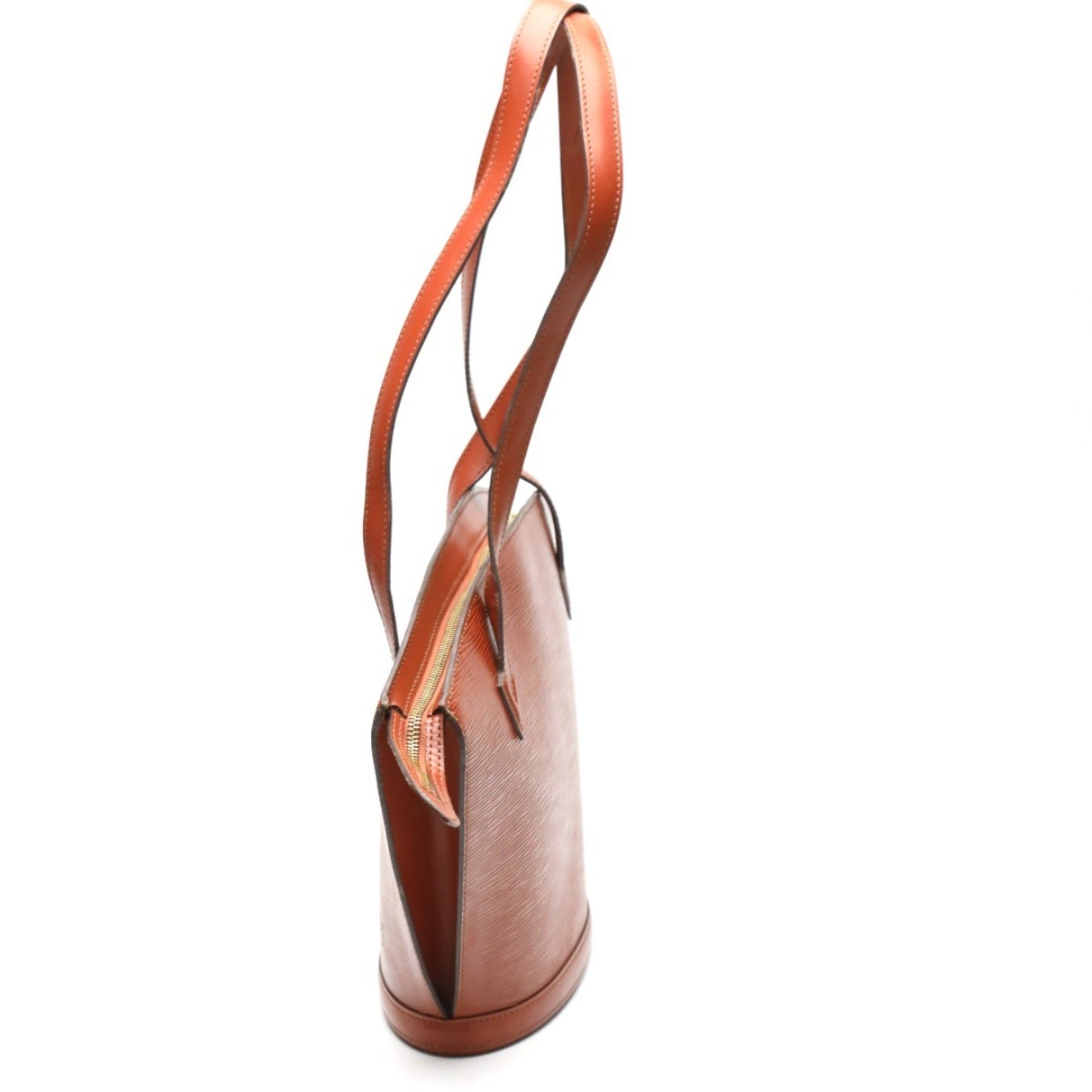 Louis Vuitton Saint Jacques, Brown, Leather, shoulder