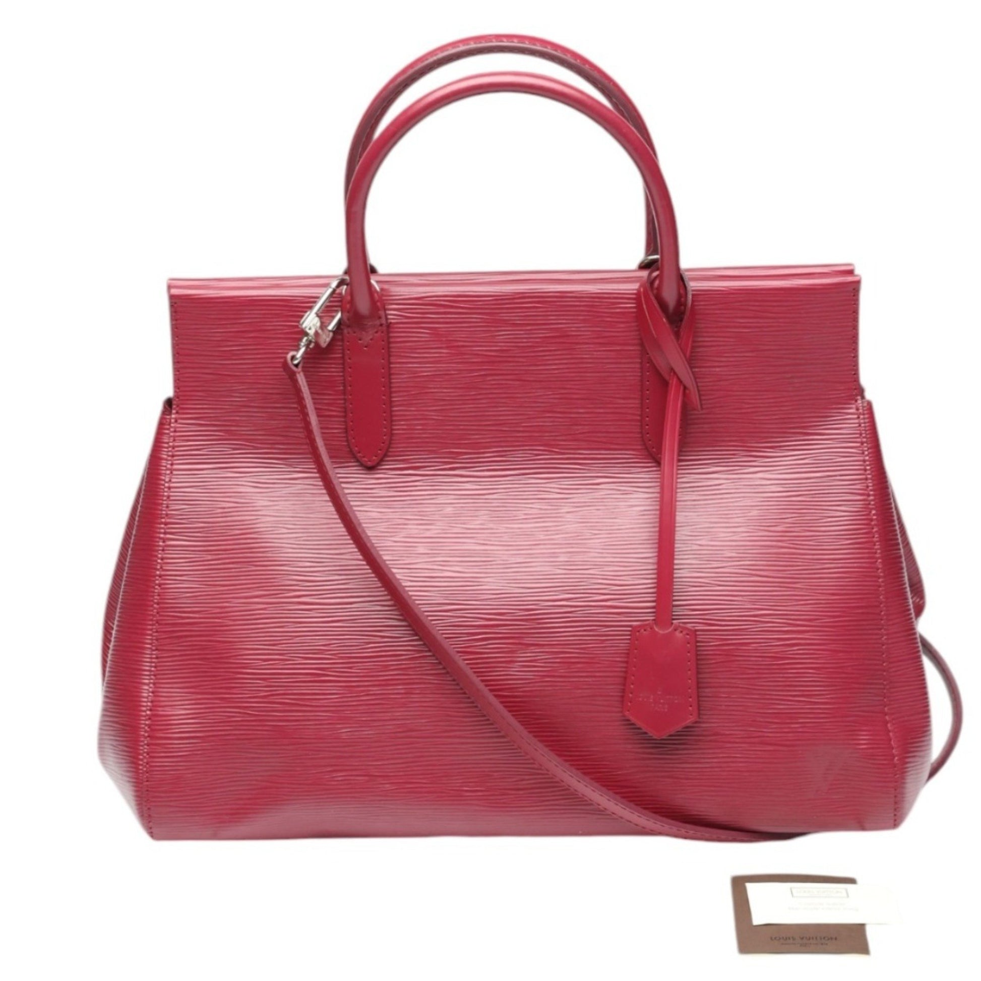 Louis Vuitton Marly, Red, Leather, shoulder