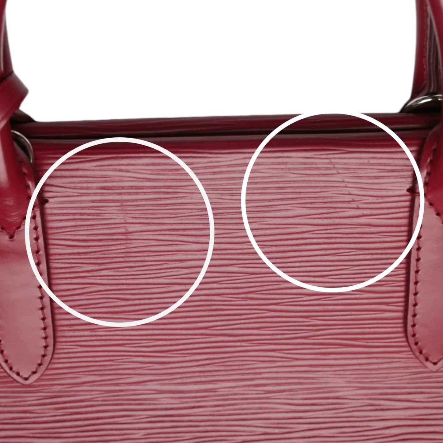 Louis Vuitton Marly, Red, Leather, shoulder
