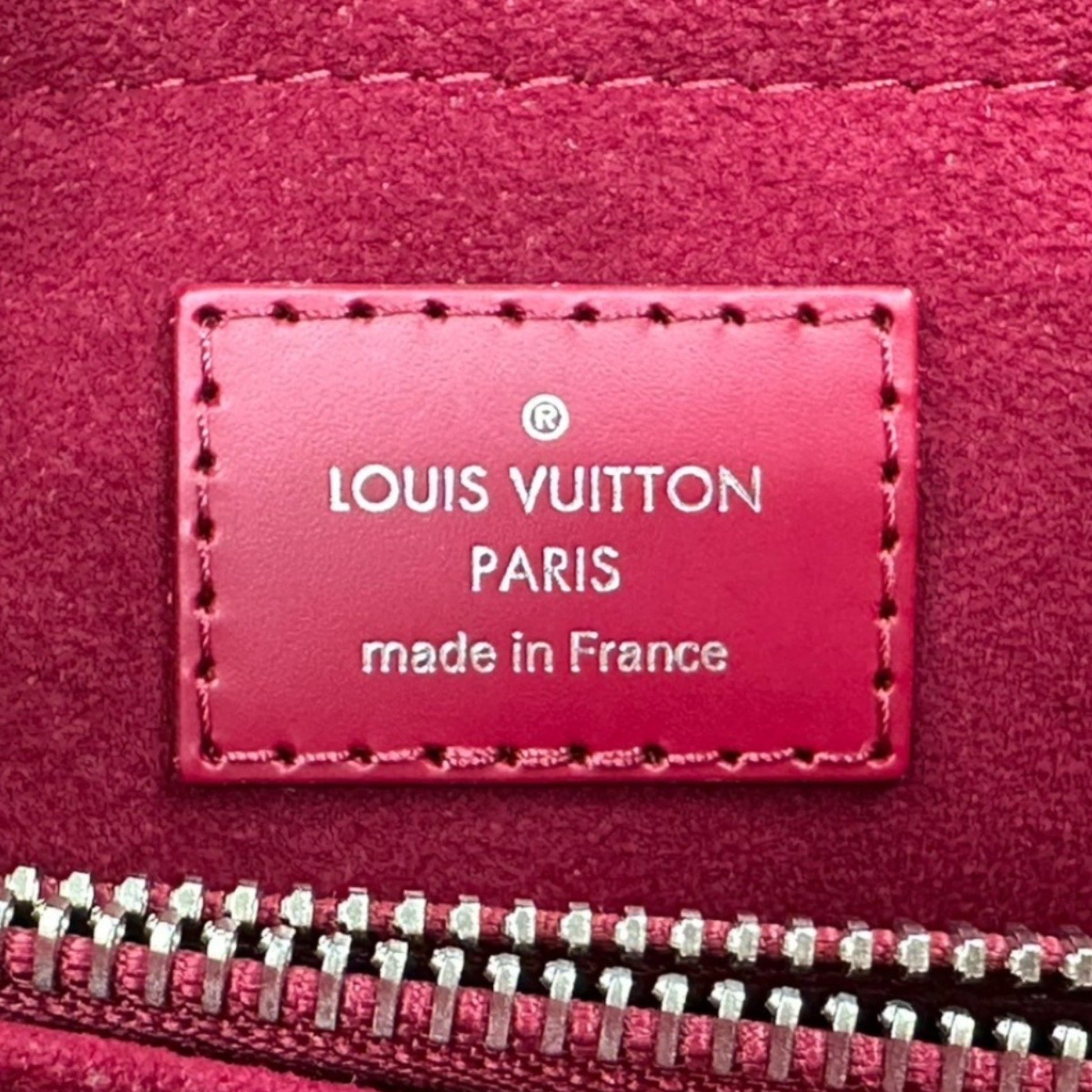 Louis Vuitton Marly, Red, Leather, shoulder