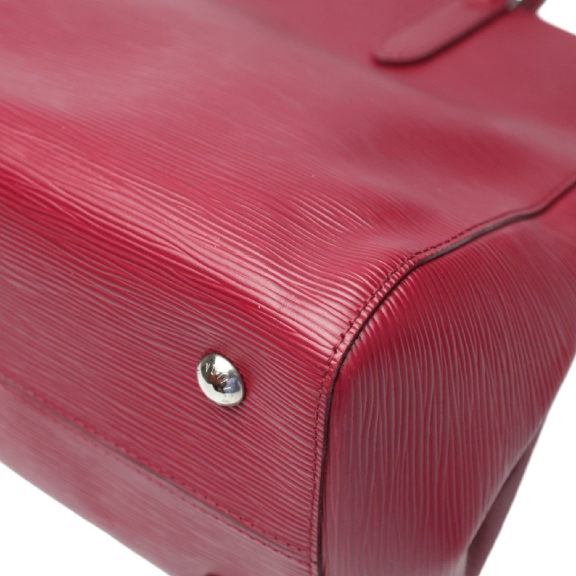 Louis Vuitton Marly, Red, Leather, shoulder