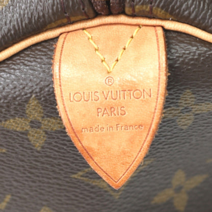 Louis Vuitton Keepall 45, Brown, Canvas, travel