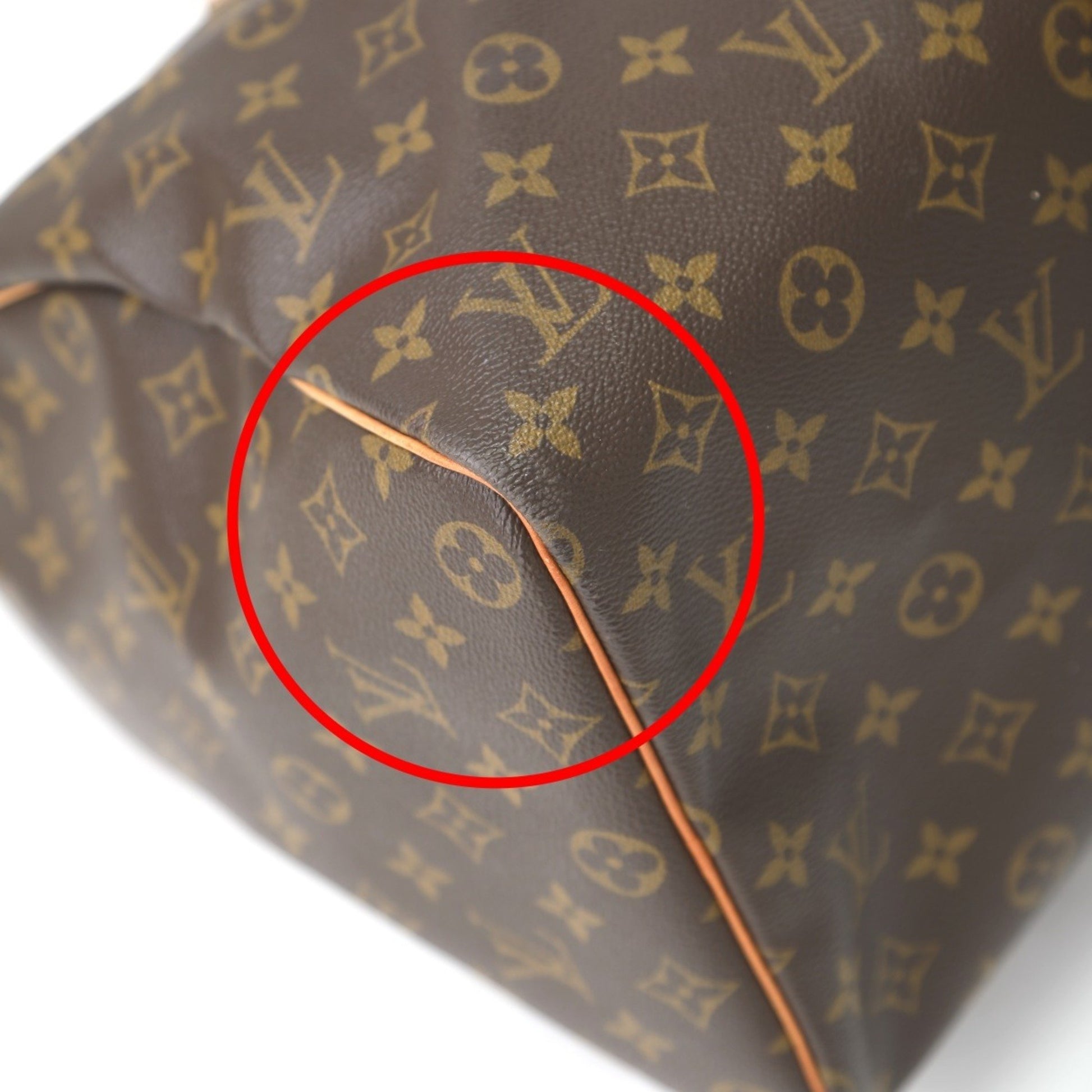 Louis Vuitton Keepall 45, Brown, Canvas, travel