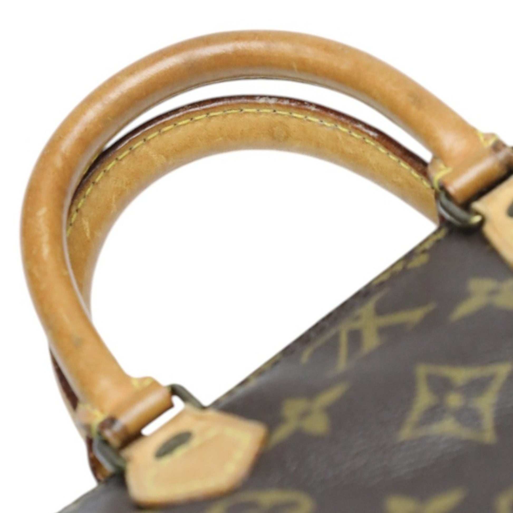 Louis Vuitton Mini speedy, Brown, Canvas, briefcase