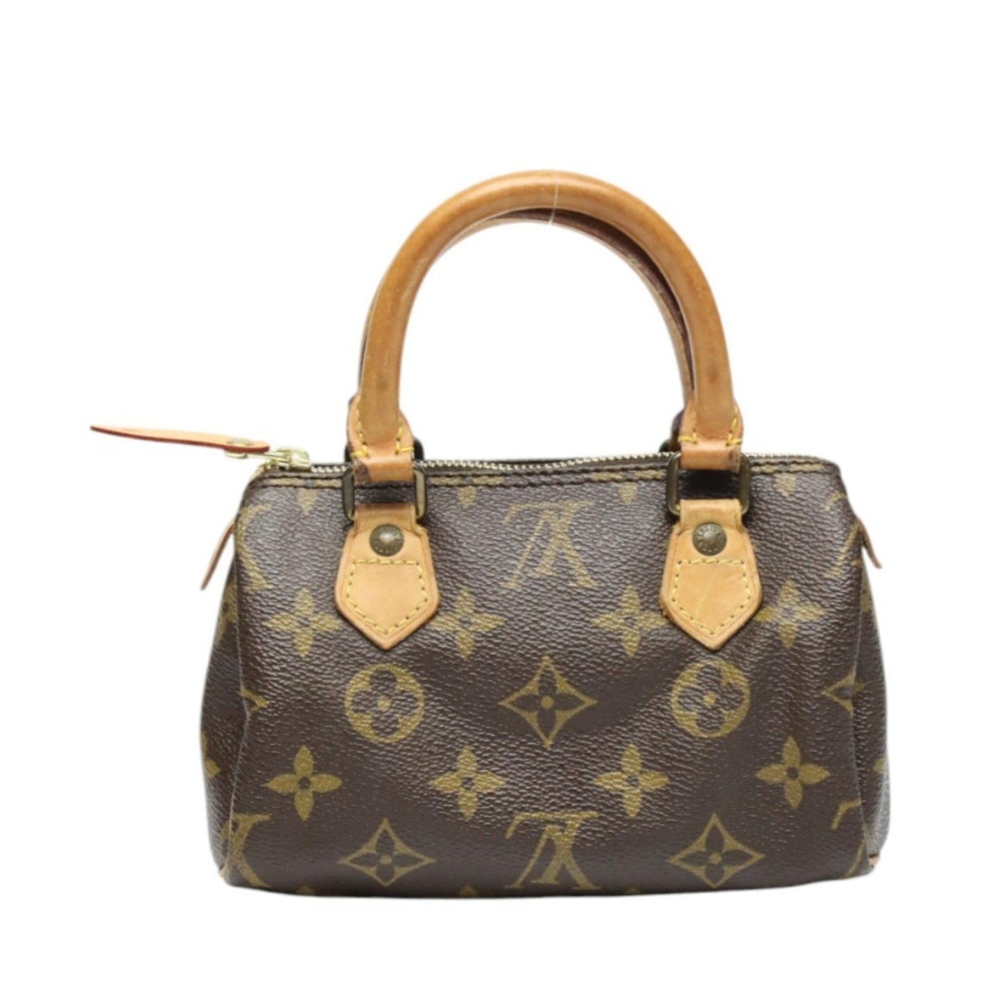 Louis Vuitton Mini speedy, Brown, Canvas, briefcase