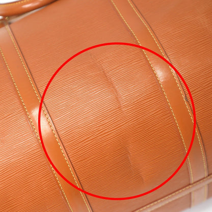 Louis Vuitton Keepall 60, Brown, Leather, travel