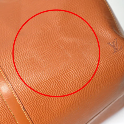 Louis Vuitton Keepall 60, Brown, Leather, travel