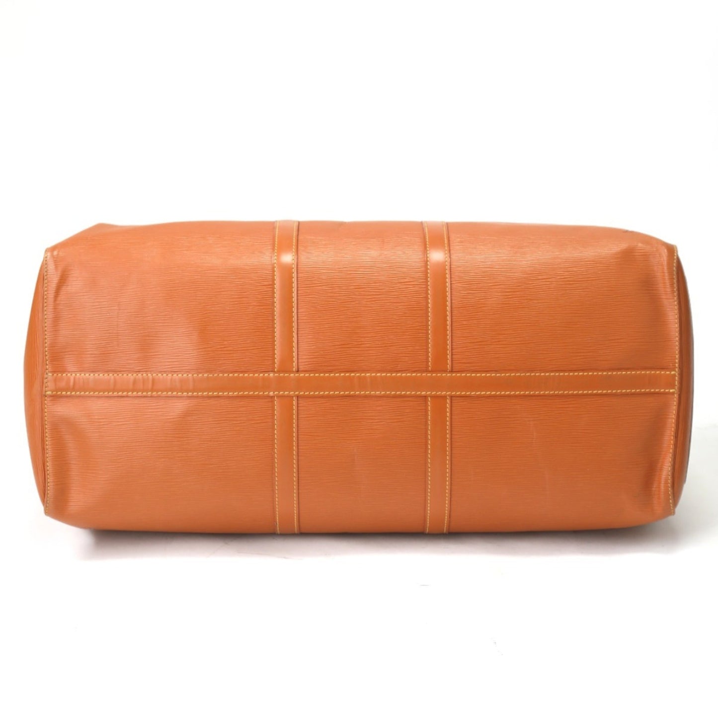 Louis Vuitton Keepall 60, Brown, Leather, travel