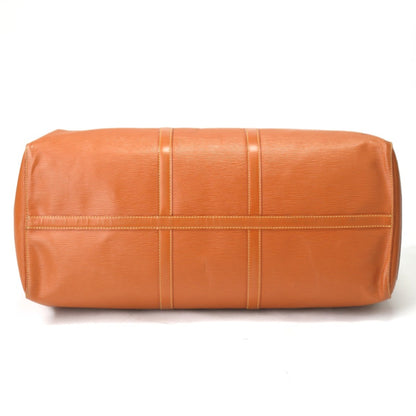 Louis Vuitton Keepall 60, Brown, Leather, travel