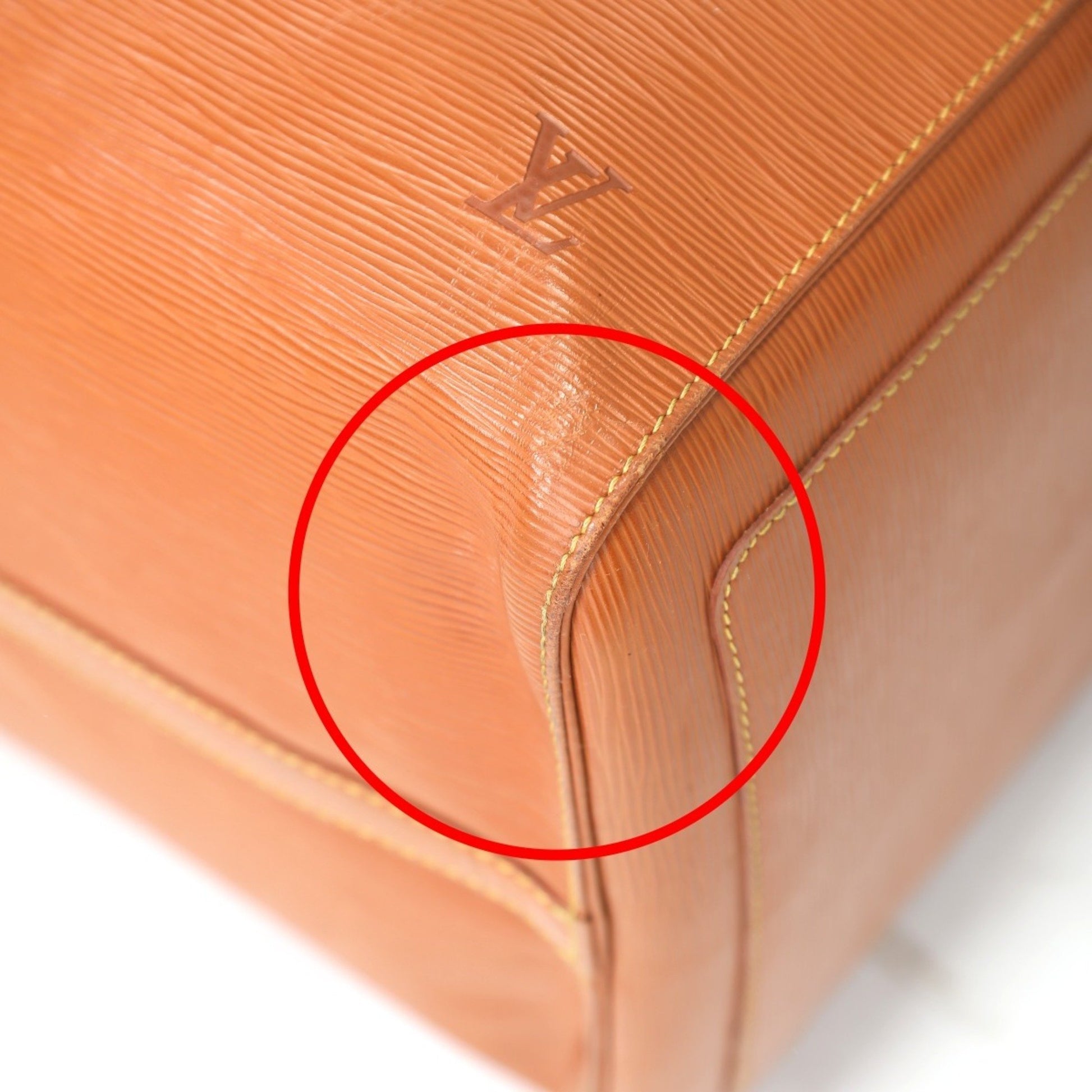 Louis Vuitton Keepall 60, Brown, Leather, travel