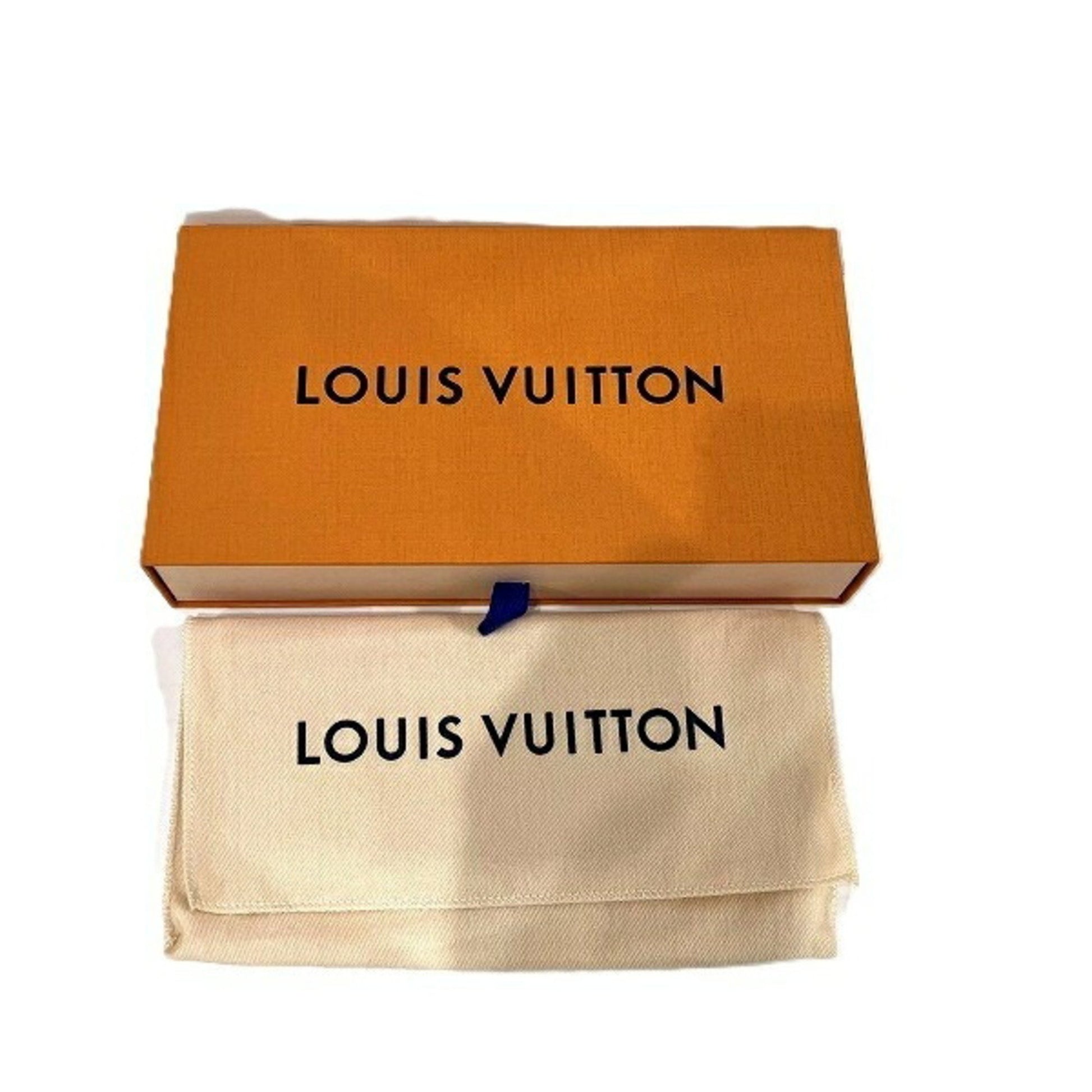 Louis Vuitton Zippy Wallet Vertical, Yellow, Canvas, wallet