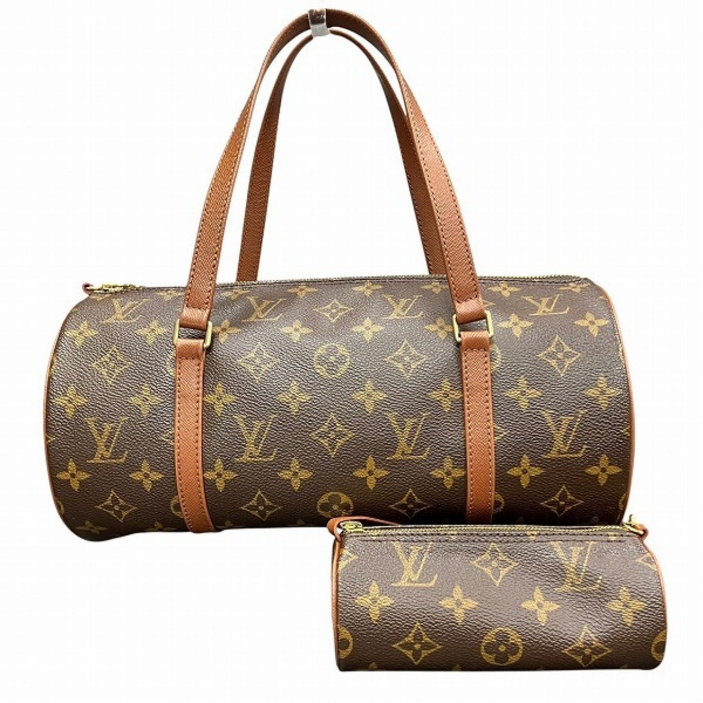 Louis Vuitton Papillon 30, Brown, Canvas, handbag