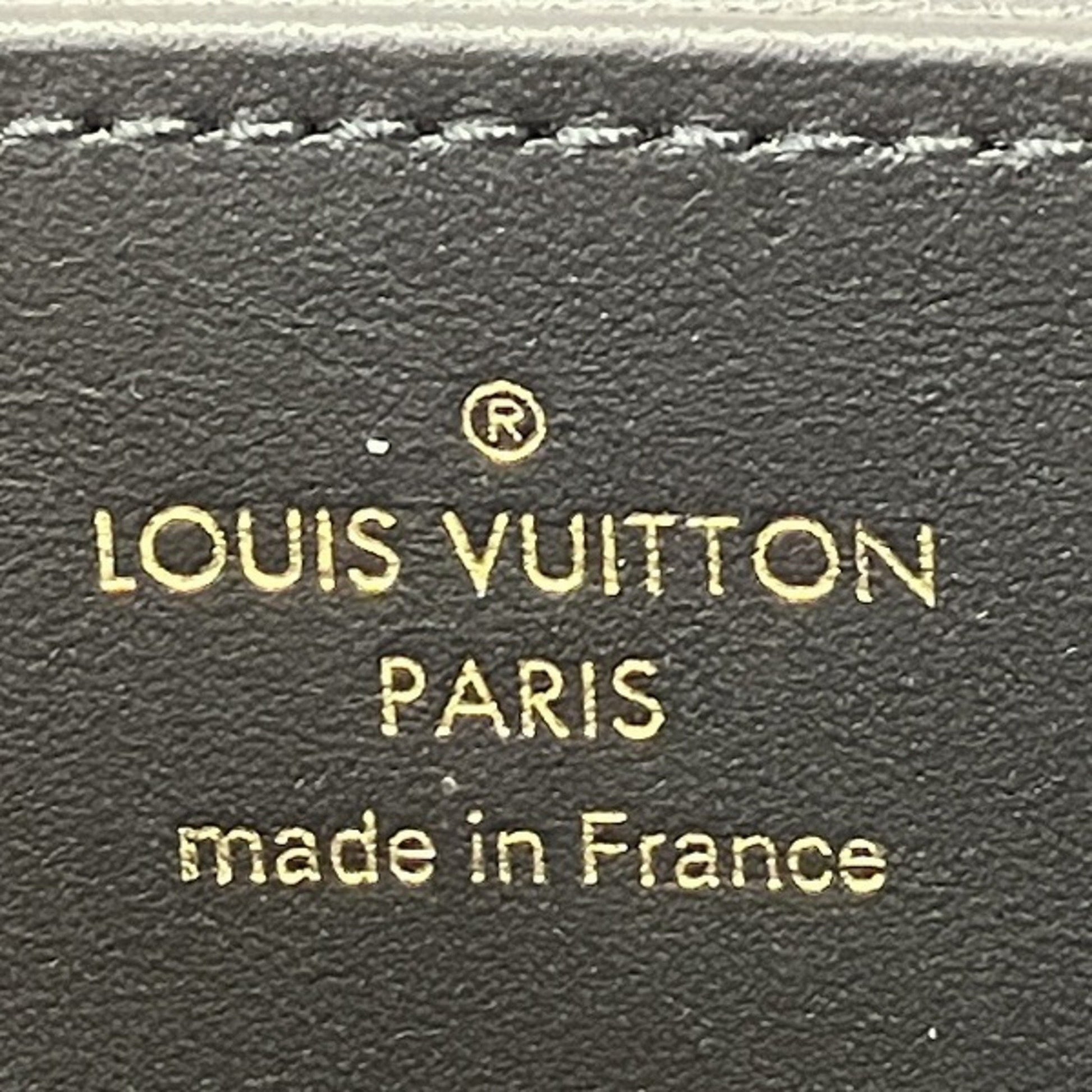 Louis Vuitton Zippy wallet, Grey, Canvas, wallet