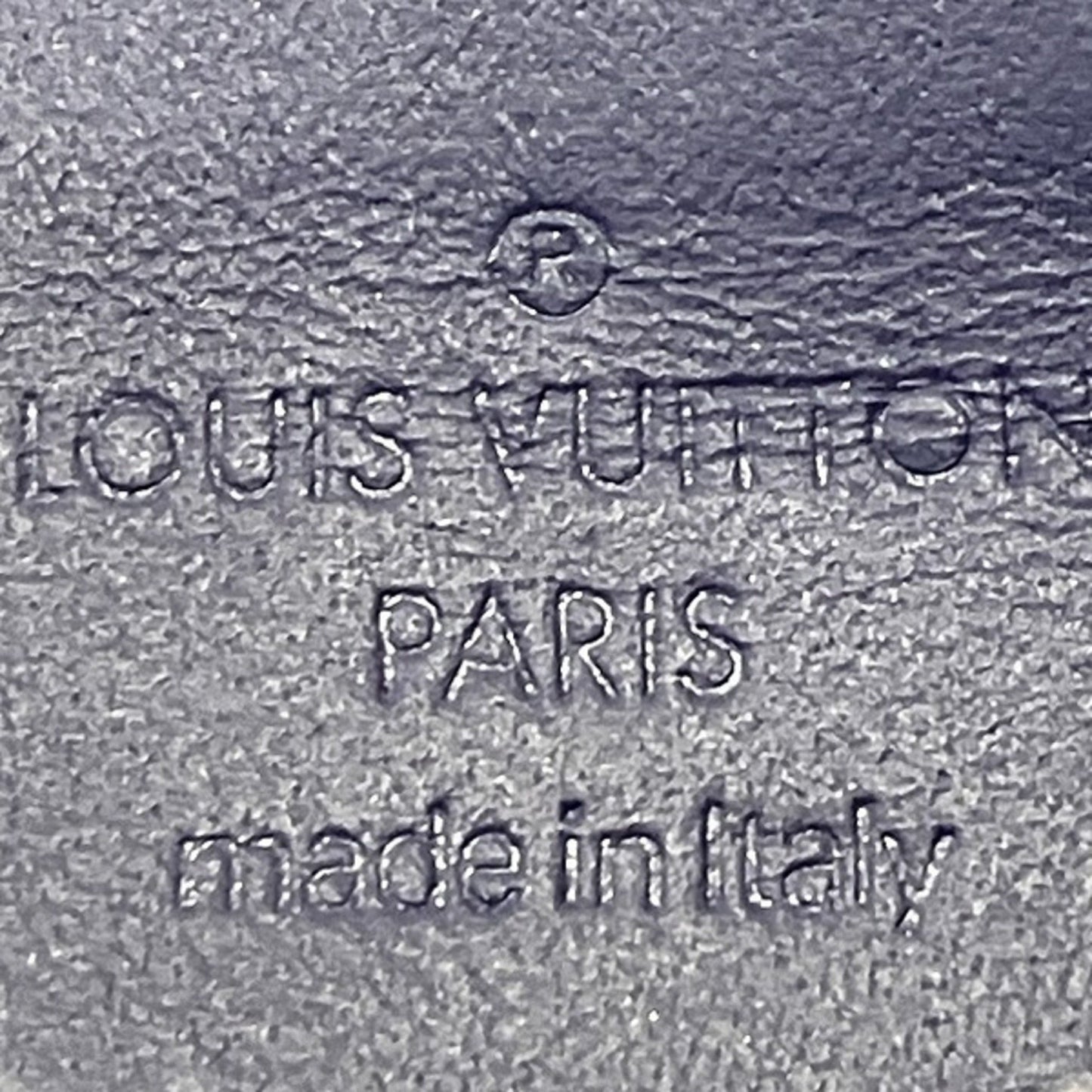 Louis Vuitton Coin purse, Blue, Leather, wallet