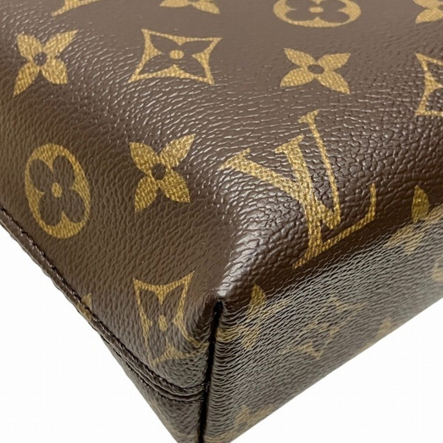 Louis Vuitton Porte documents Jour, Brown, Canvas, briefcase