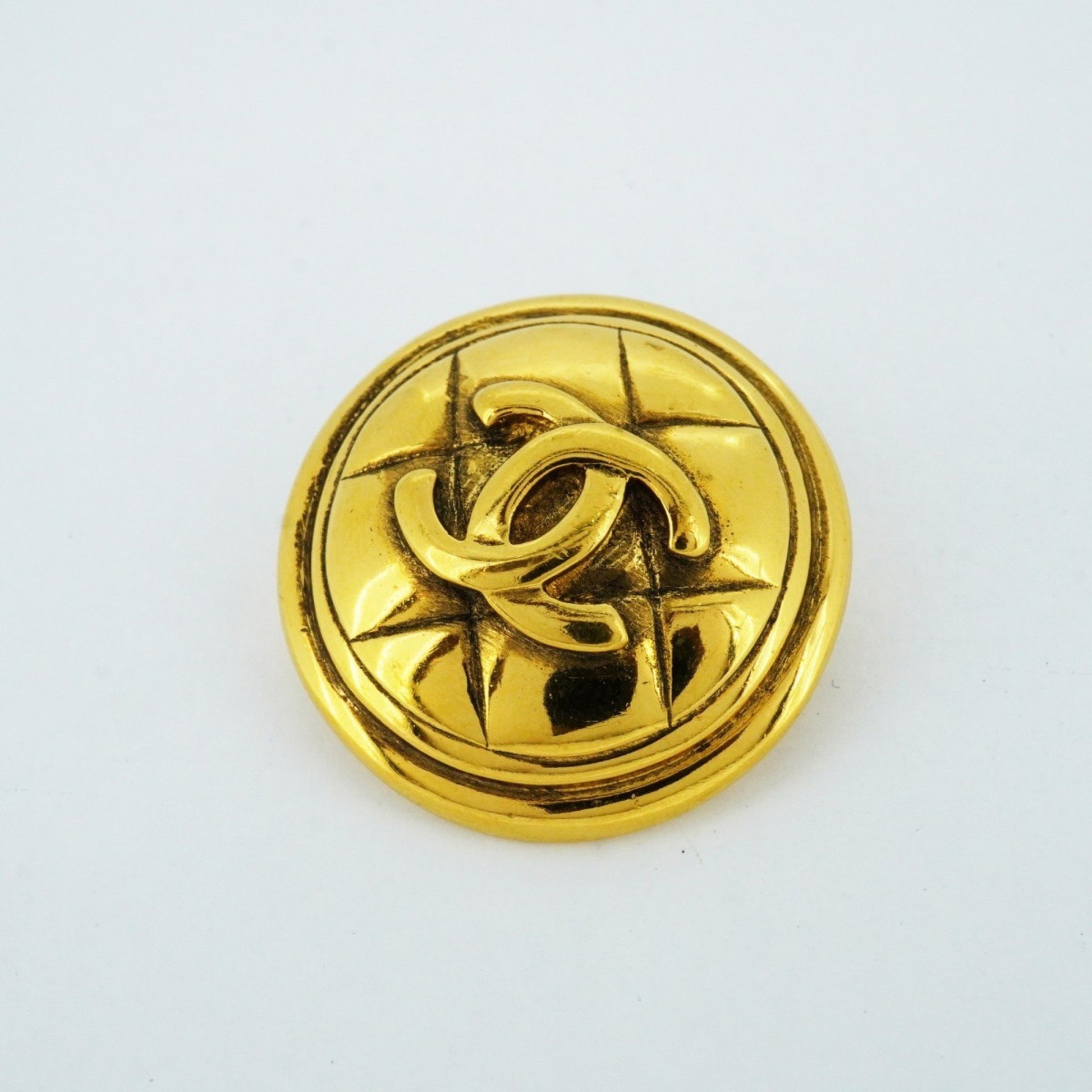 Chanel Coco Mark, Gold, Gold Plated, brooch