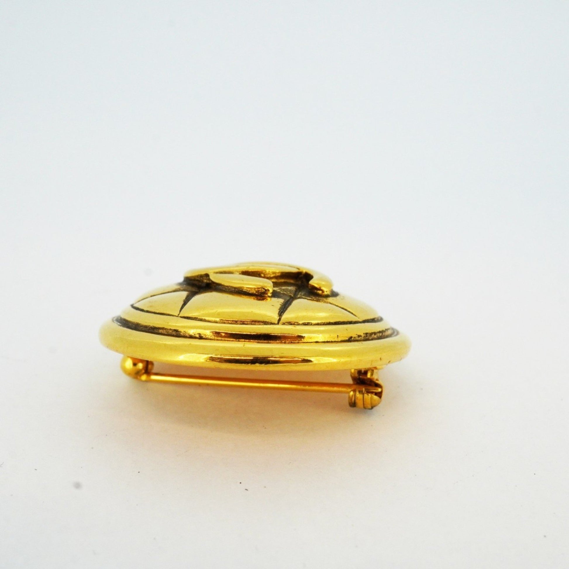 Chanel Coco Mark, Gold, Gold Plated, brooch