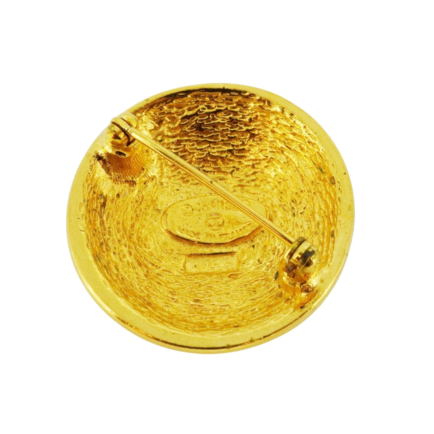 Chanel Coco Mark, Gold, Gold Plated, brooch