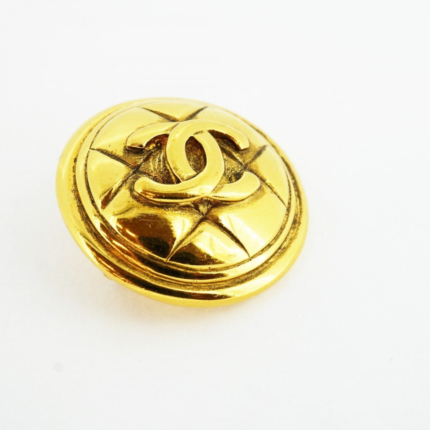 Chanel Coco Mark, Gold, Gold Plated, brooch