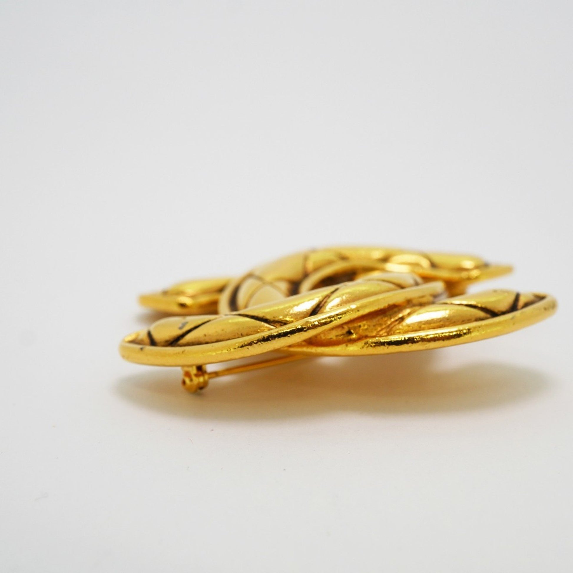 Chanel Coco Mark, Gold, Gold Plated, brooch