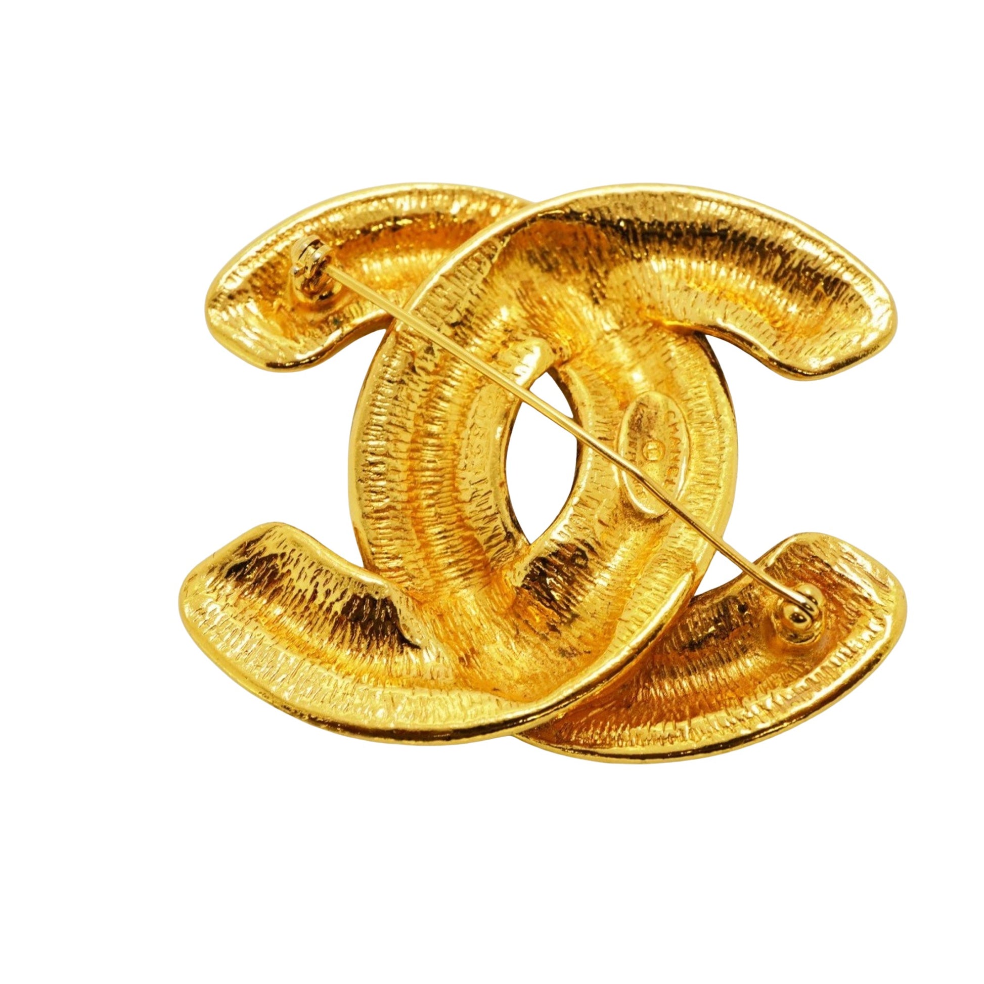 Chanel Coco Mark, Gold, Gold Plated, brooch