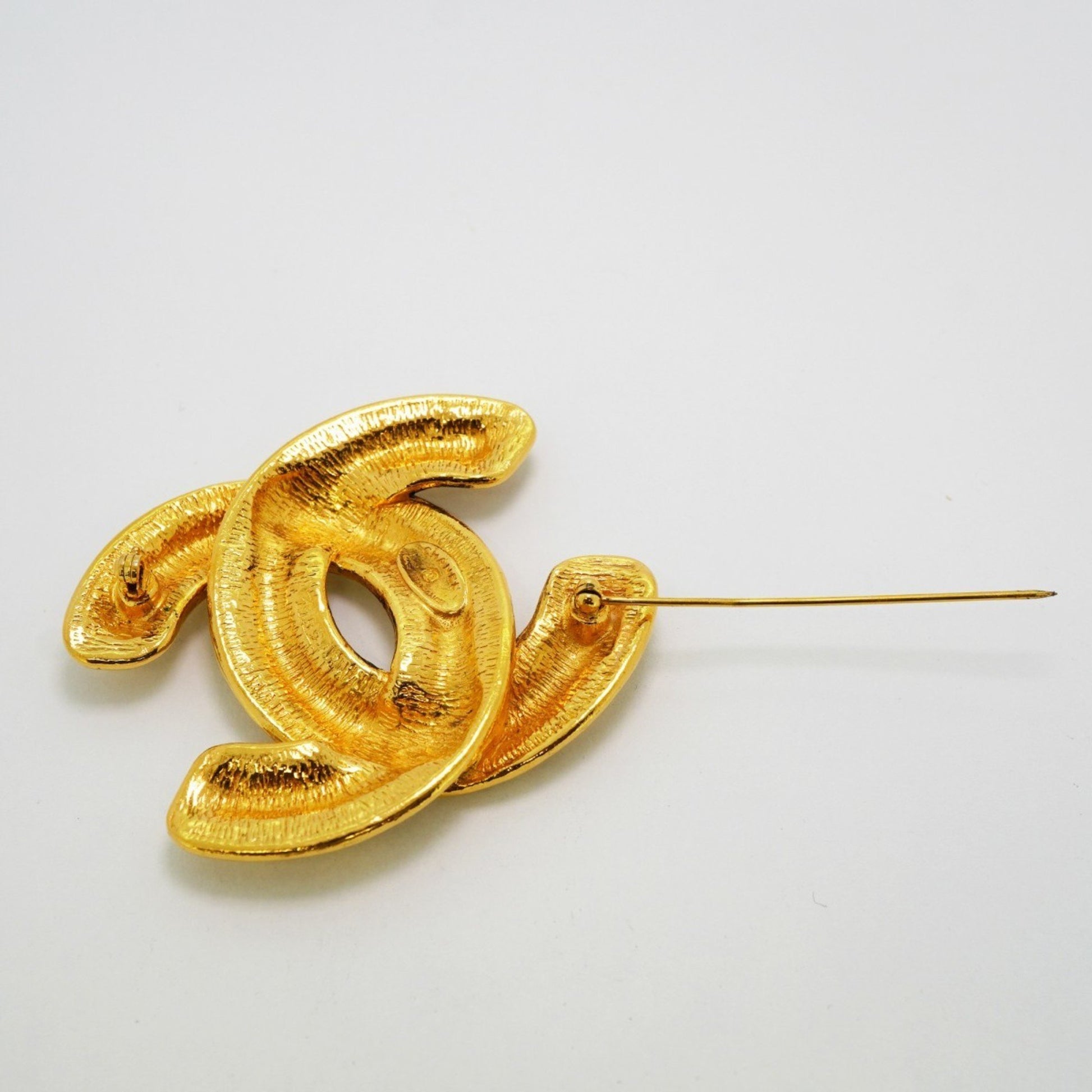 Chanel Coco Mark, Gold, Gold Plated, brooch