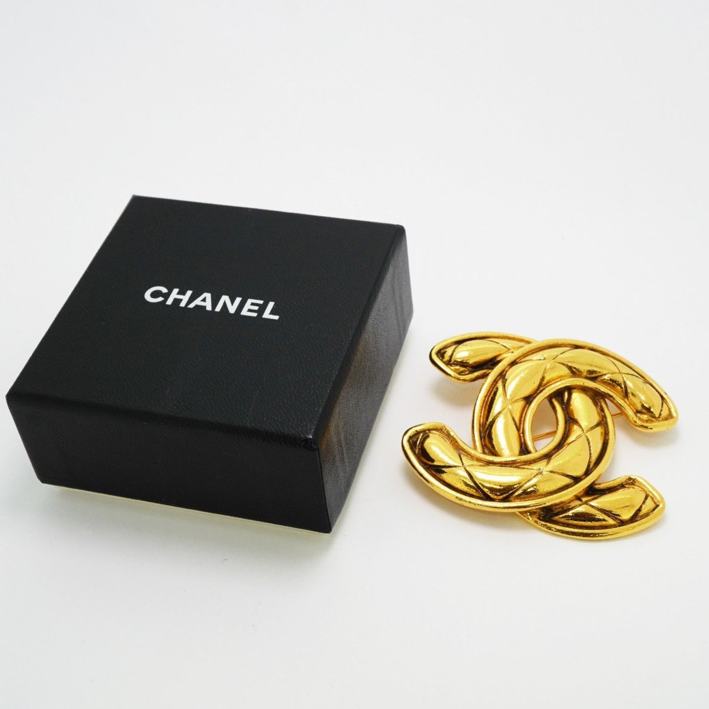 Chanel Coco Mark, Gold, Gold Plated, brooch