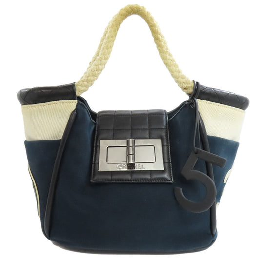 "Chanel 2,55", Navy, Canvas, handbag