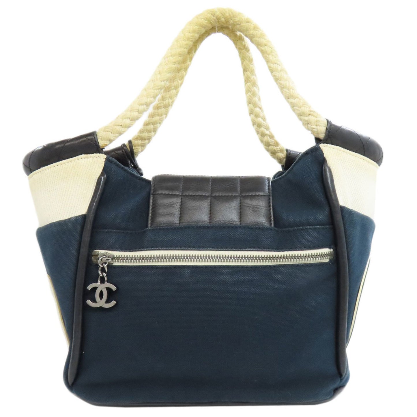 "Chanel 2,55", Navy, Canvas, handbag