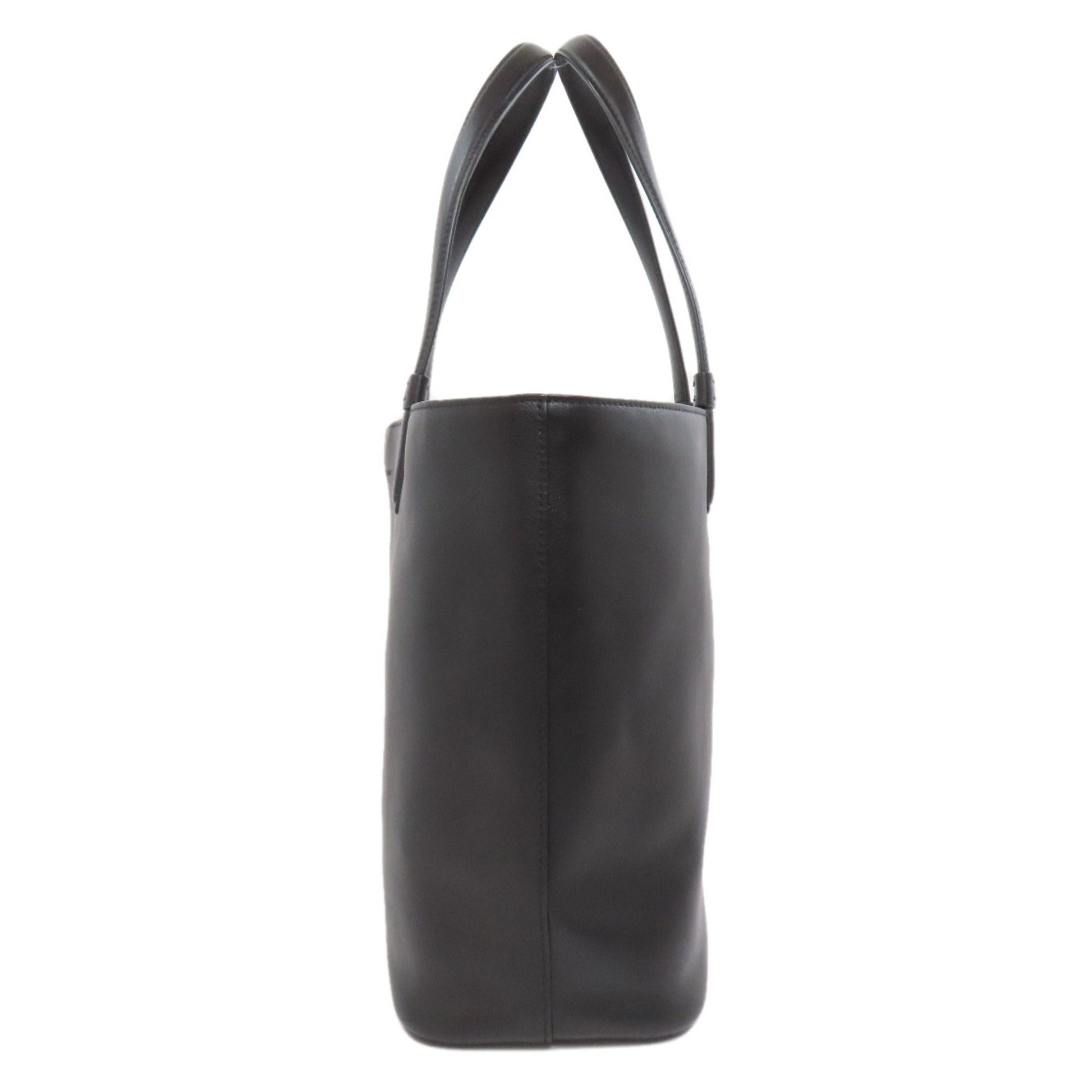 Salvatore Ferragamo Gancini, Black, Leather, tote