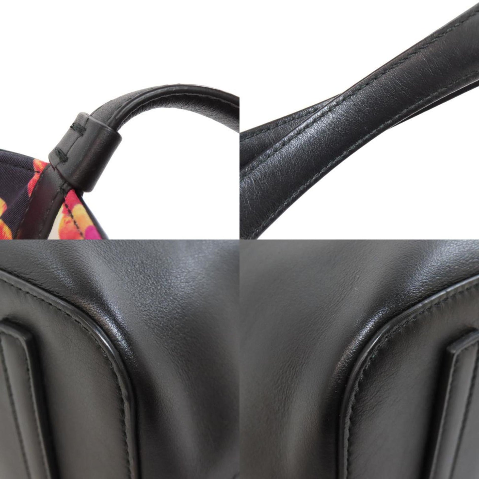 Salvatore Ferragamo Gancini, Black, Leather, tote