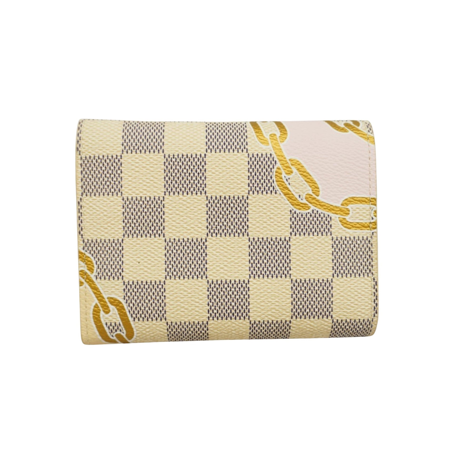 Louis Vuitton Victorine, Beige, Canvas, wallet