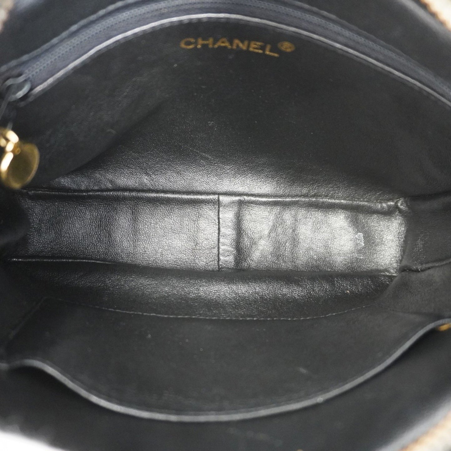 Chanel Camera, Black, Leather, shoulder