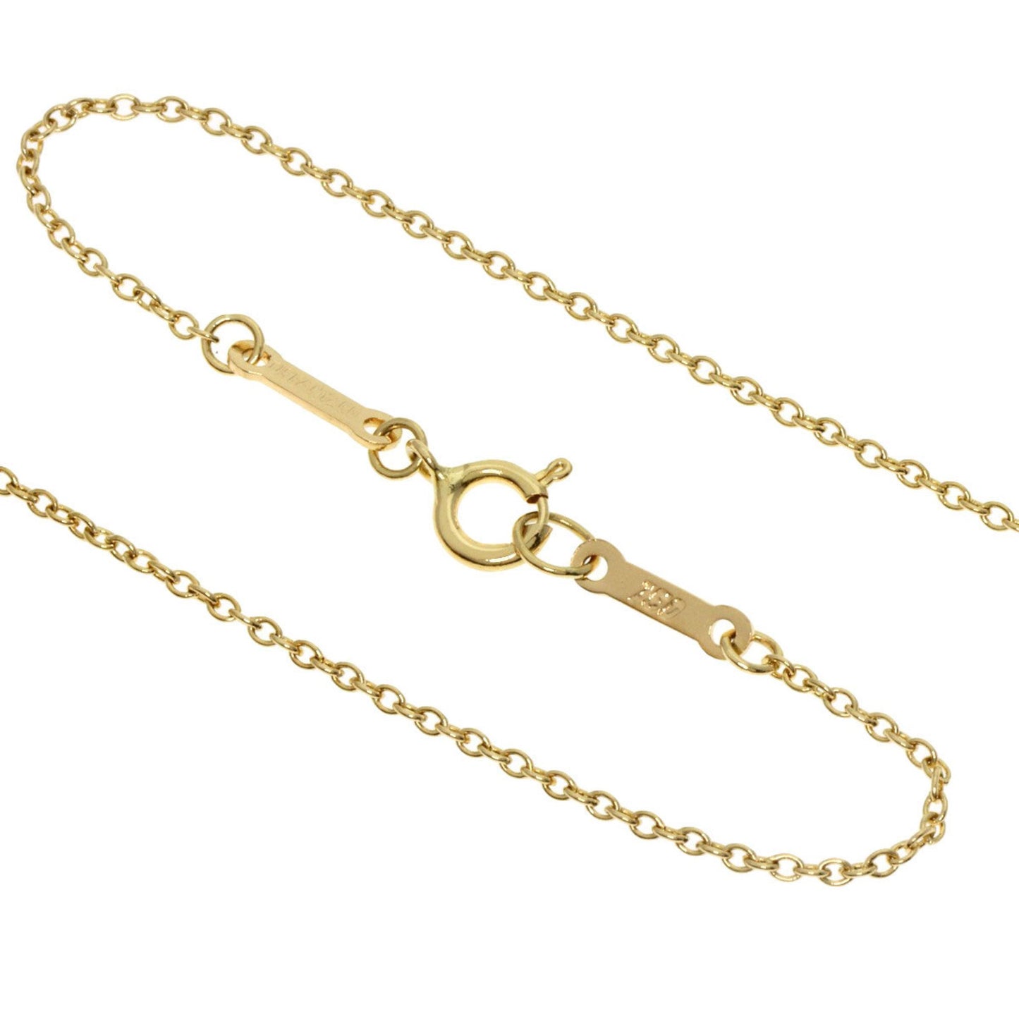 Tiffany & Co Open Heart, Gold, Yellow Gold, necklace