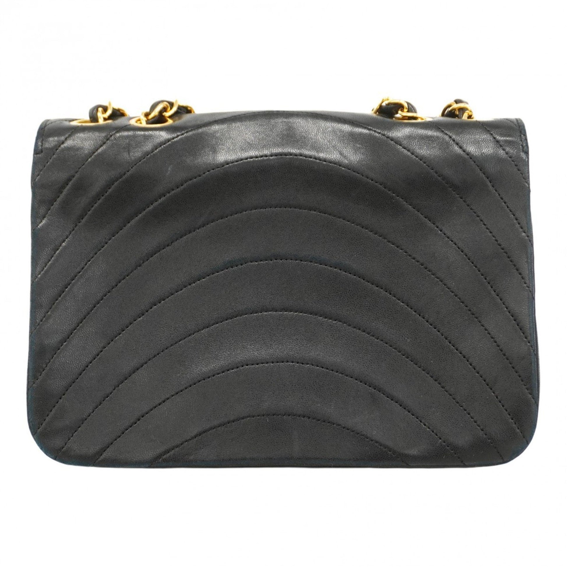 Chanel Flap bag, Black, Leather, shoulder