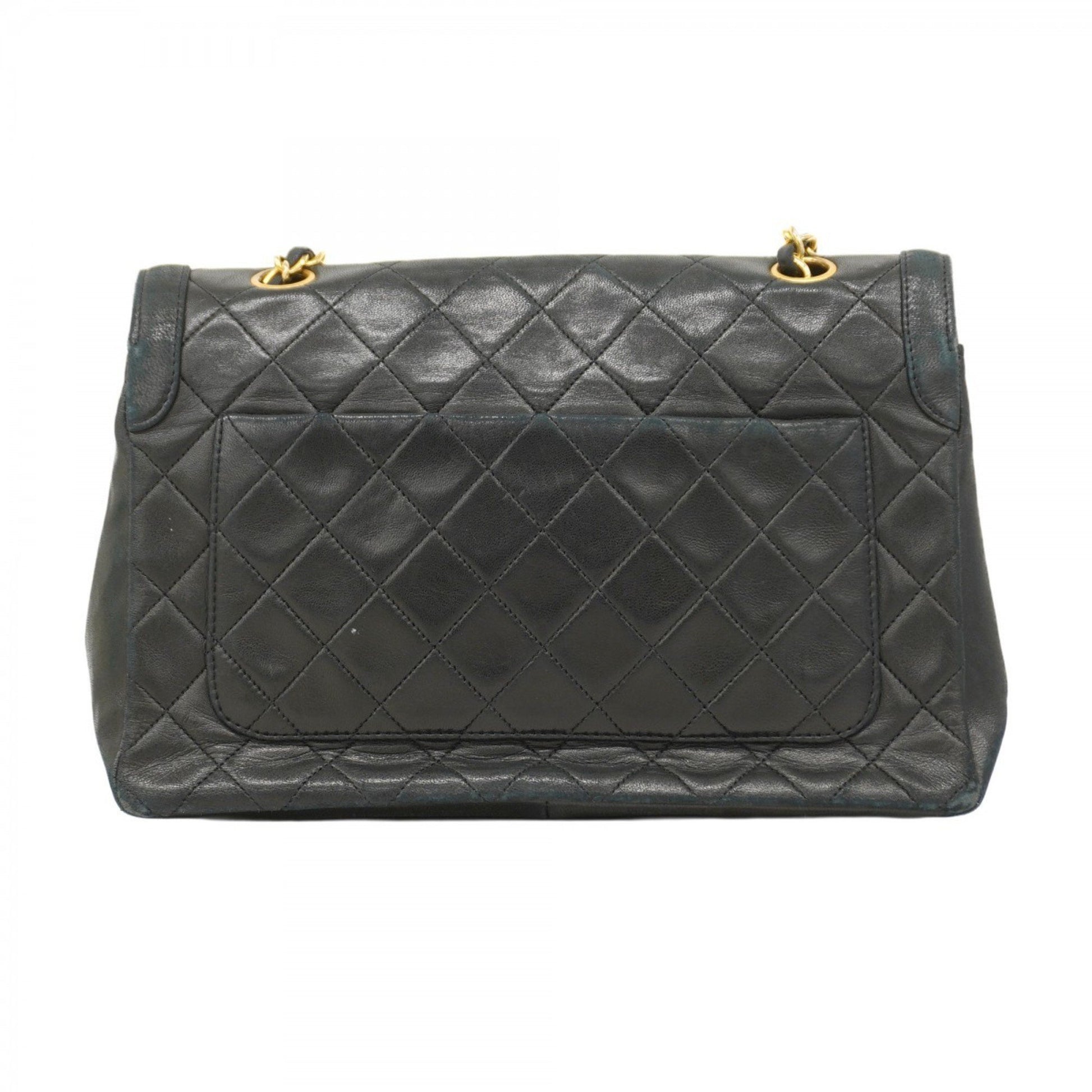 Chanel Classic Flap, Black, Leather, shoulder