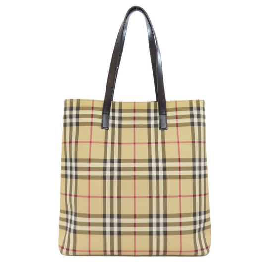 Burberry Nova Check, Brown, Canvas, tote