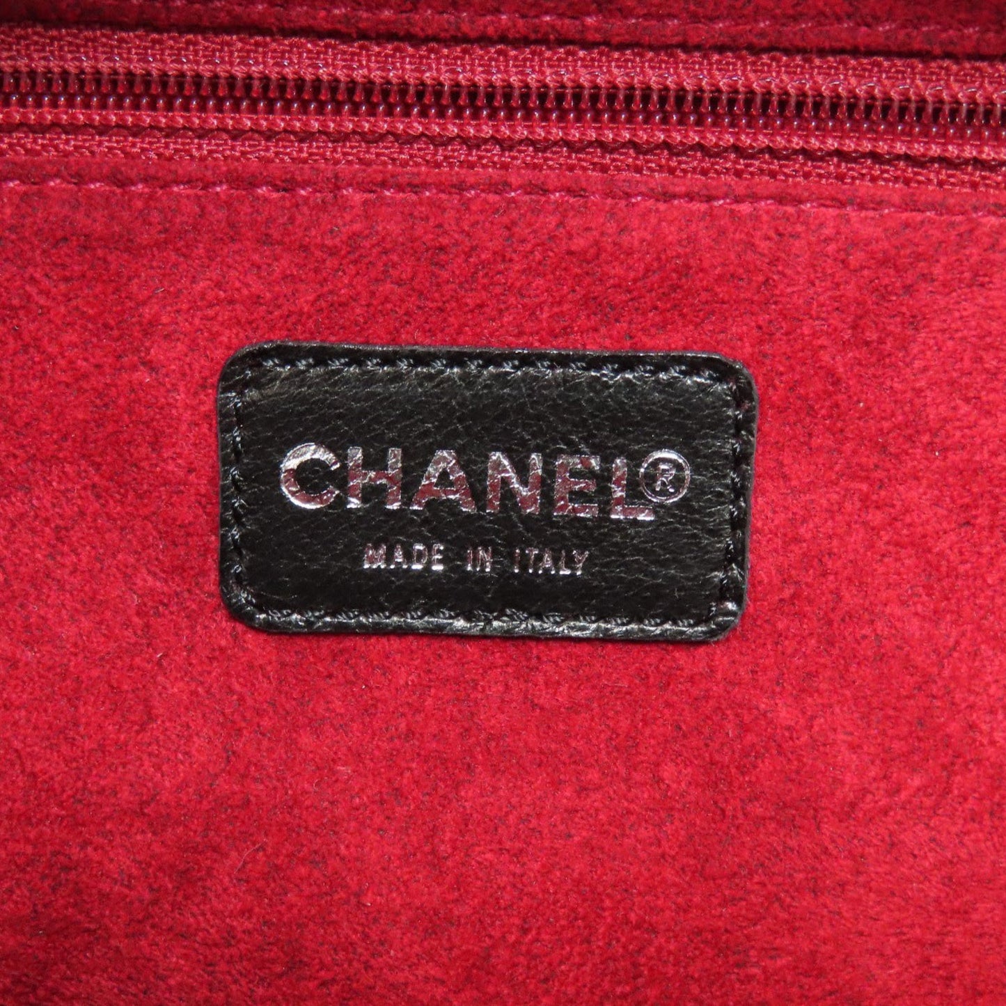 Chanel Chocolate bar, Black, Leather, handbag