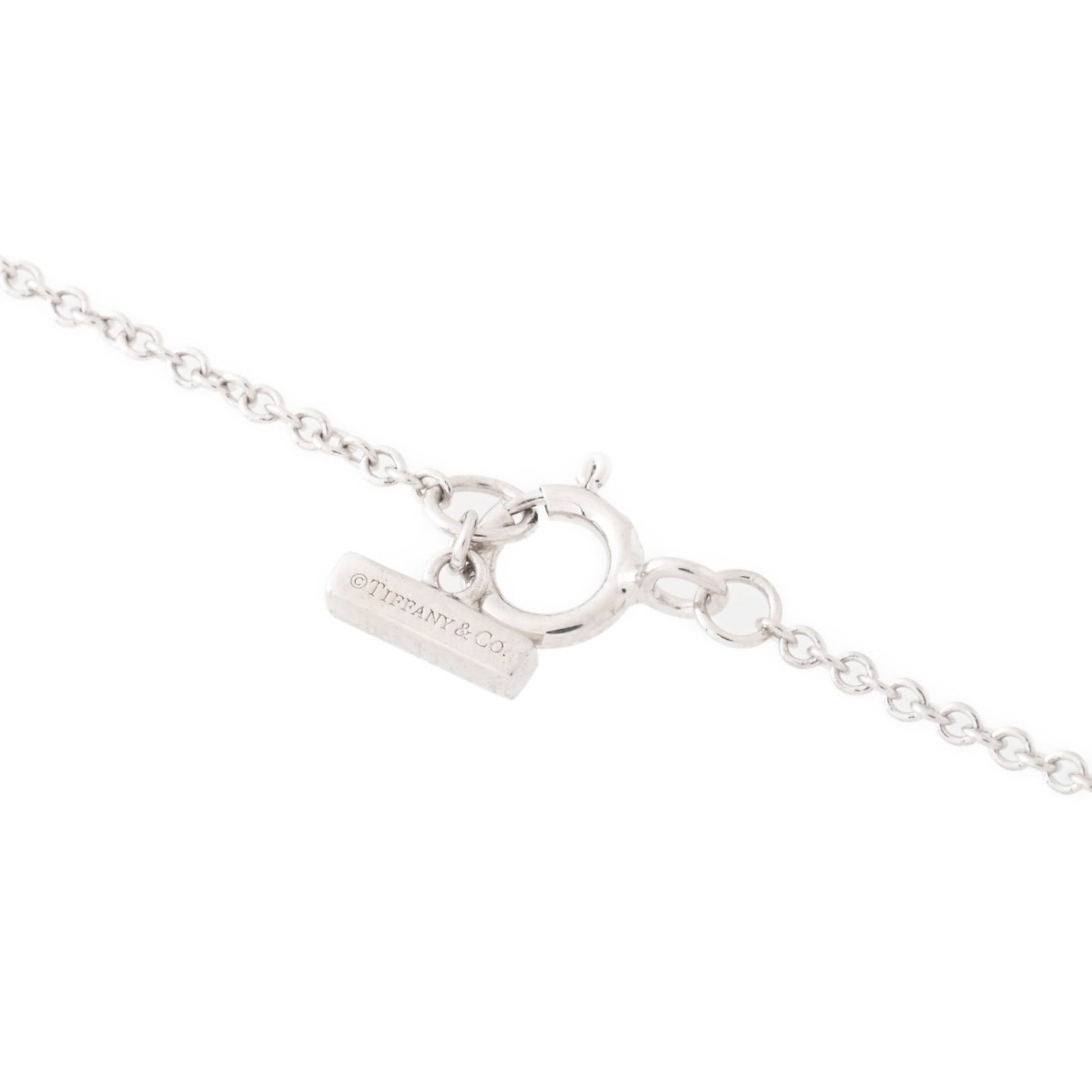 Tiffany & Co T, Silver, White Gold, necklace