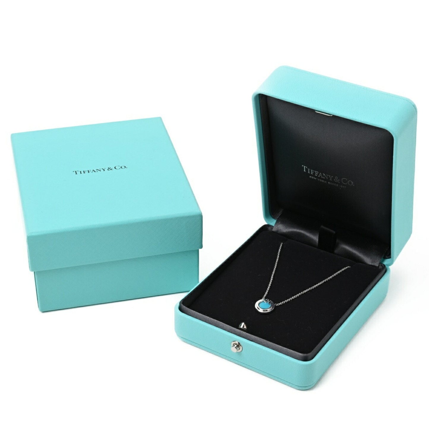 Tiffany & Co T, Silver, White Gold, necklace