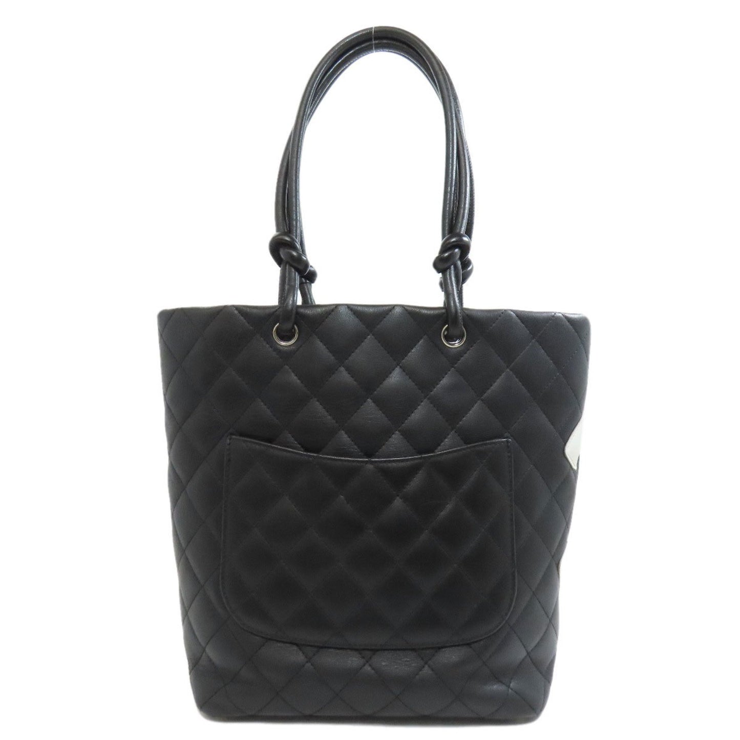 Chanel Cambon line, Black, Leather, tote