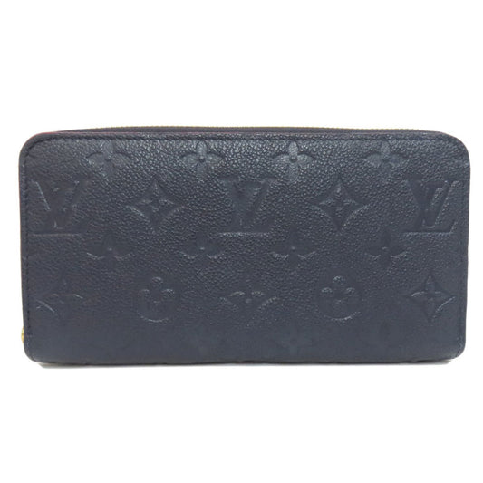 Louis Vuitton Zippy wallet, Navy, Canvas, wallet