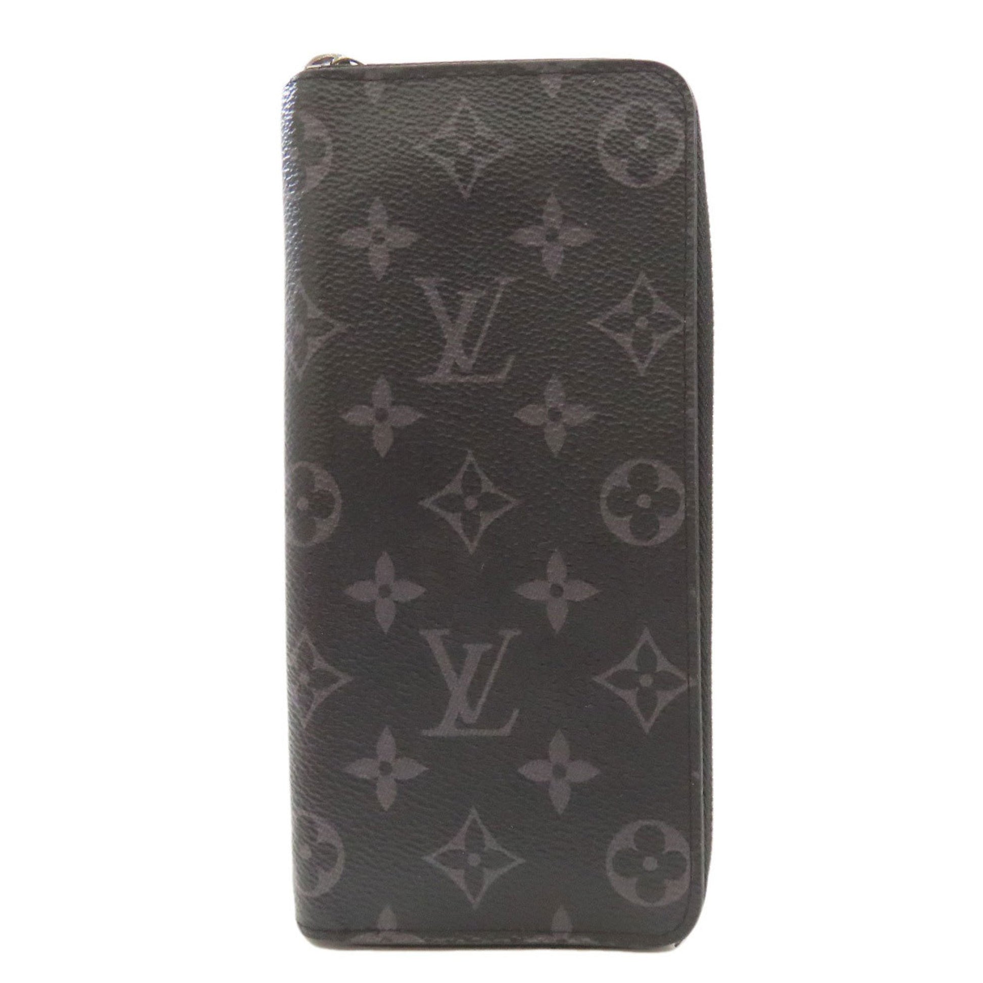 Louis Vuitton Zippy Wallet Vertical, Black, Leather, wallet