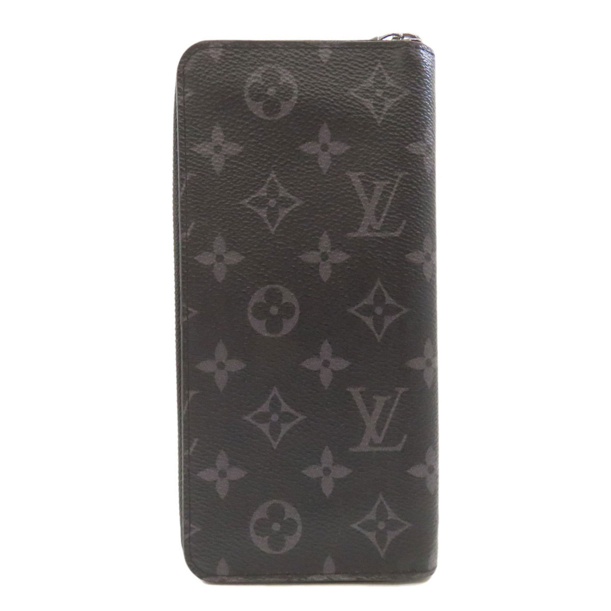 Louis Vuitton Zippy Wallet Vertical, Black, Leather, wallet