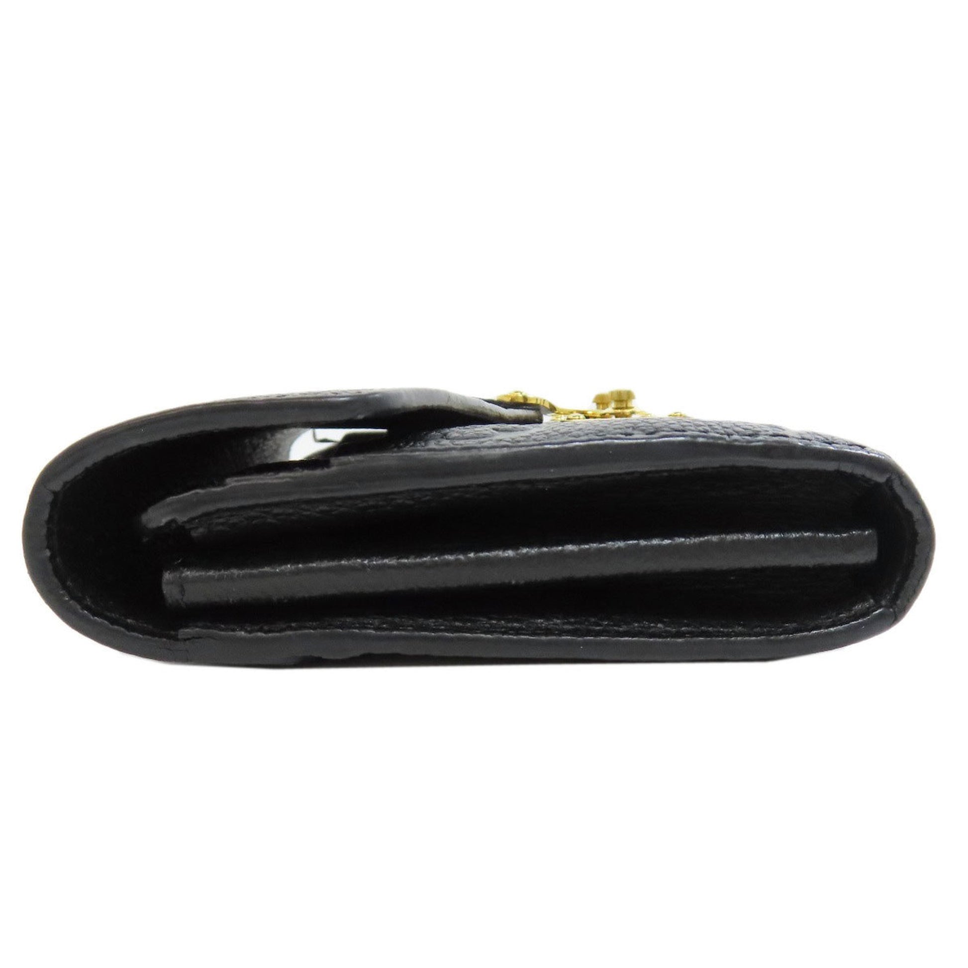 Louis Vuitton Metis, Black, Leather, wallet